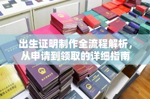 榆中出生证明制作全流程解析，从申请到领取的详细指南